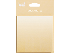 Αυτοκόλλητα χαρτάκια σημειώσεων Deli Nusign ENS357-YL 74x74mm 60 φύλλων Κίτρινο (Κίτρινο)