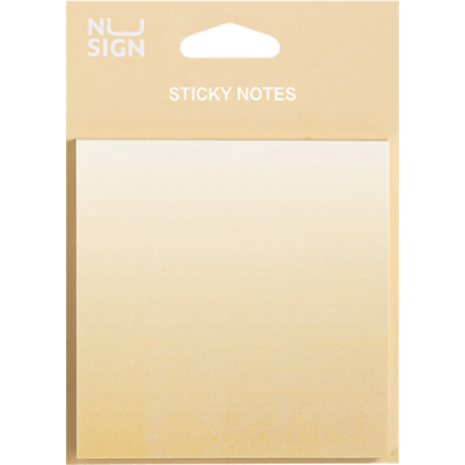 Αυτοκόλλητα χαρτάκια σημειώσεων Deli Nusign ENS357-YL 74x74mm 60 φύλλων Κίτρινο (Κίτρινο)