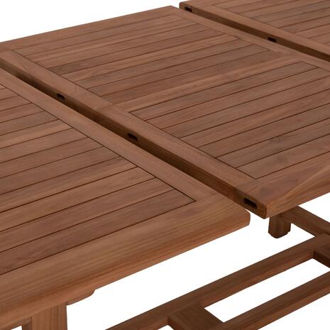 TΡΑΠΕΖΙ ΤΡΑΠΕΖΑΡΙΑΣ ΑΝΟΙΓΟΜΕΝΟ CRANDER HM6376 ΞΥΛΟ TEAK ΣΕ ΦΥΣΙΚΟ 180-240x100x76Υεκ