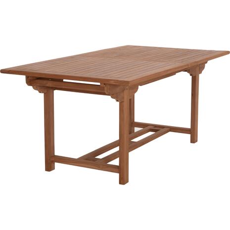 TΡΑΠΕΖΙ ΤΡΑΠΕΖΑΡΙΑΣ ΑΝΟΙΓΟΜΕΝΟ CRANDER HM6376 ΞΥΛΟ TEAK ΣΕ ΦΥΣΙΚΟ 180-240x100x76Υεκ