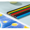 Ξυλομπογιές τριγωνικές + ξύστρα Deli Colorun Φ2.9mm (πακέτο 36 τεμαχίων) (Διάφορα χρώματα)