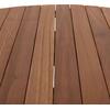 TΡΑΠΕΖΙ ΤΡΑΠΕΖΑΡΙΑΣ ΣΤΡΟΓΓΥΛΟ DANTE HM6379 ΞΥΛΟ TEAK Φ80x75Υεκ.
