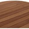 TΡΑΠΕΖΙ ΤΡΑΠΕΖΑΡΙΑΣ ΣΤΡΟΓΓΥΛΟ DANTE HM6379 ΞΥΛΟ TEAK Φ80x75Υεκ.