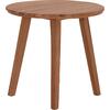 TΡΑΠΕΖΙ ΤΡΑΠΕΖΑΡΙΑΣ ΣΤΡΟΓΓΥΛΟ DANTE HM6379 ΞΥΛΟ TEAK Φ80x75Υεκ.
