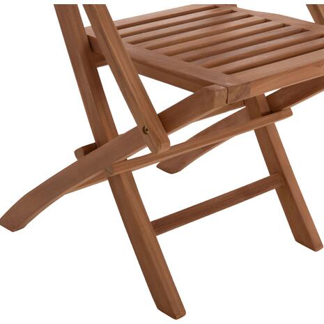 ΠΟΛΥΘΡΟΝΑ ΤΡΑΠΕΖΑΡΙΑΣ ΠΤΥΣΣΟΜΕΝΗ CRANDER HM6377 ΞΥΛΟ TEAK 53x63x90Υεκ. (σετ 2 τεμαχίων)