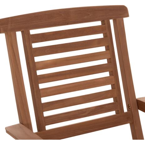 ΠΟΛΥΘΡΟΝΑ ΤΡΑΠΕΖΑΡΙΑΣ ΠΤΥΣΣΟΜΕΝΗ CRANDER HM6377 ΞΥΛΟ TEAK 53x63x90Υεκ. (σετ 2 τεμαχίων)