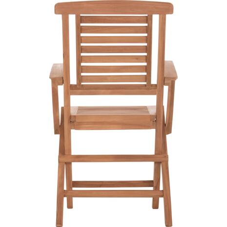 ΠΟΛΥΘΡΟΝΑ ΤΡΑΠΕΖΑΡΙΑΣ ΠΤΥΣΣΟΜΕΝΗ CRANDER HM6377 ΞΥΛΟ TEAK 53x63x90Υεκ. (σετ 2 τεμαχίων)