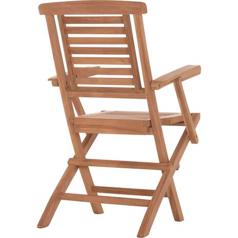 ΠΟΛΥΘΡΟΝΑ ΤΡΑΠΕΖΑΡΙΑΣ ΠΤΥΣΣΟΜΕΝΗ CRANDER HM6377 ΞΥΛΟ TEAK 53x63x90Υεκ. (σετ 2 τεμαχίων)