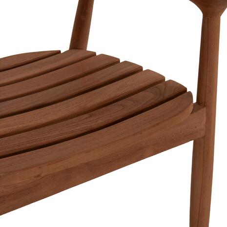 ΠΟΛΥΘΡΟΝΑ ΕΞΩΤΕΡΙΚΟΥ ΧΩΡΟΥ FREM HM18107 ΞΥΛΟ TEAK-ΦΥΣΙΚΟ ΧΡΩΜΑ 59x54.5x76Υεκ.