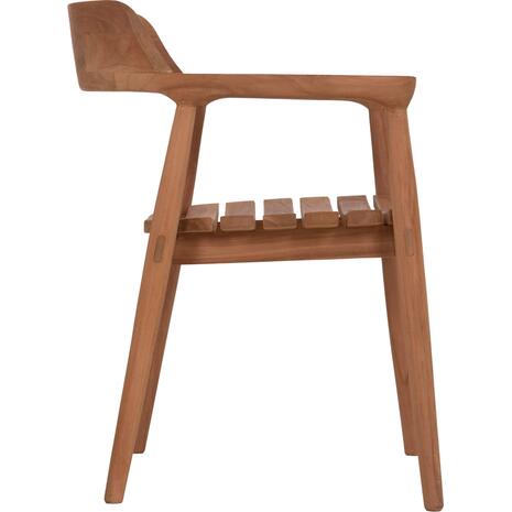 ΠΟΛΥΘΡΟΝΑ ΕΞΩΤΕΡΙΚΟΥ ΧΩΡΟΥ FREM HM18107 ΞΥΛΟ TEAK-ΦΥΣΙΚΟ ΧΡΩΜΑ 59x54.5x76Υεκ.