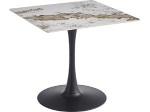 ΤΡΑΠΕΖΙ ΤΡΑΠΕΖΑΡΙΑΣ TETRAN HM18315.02 ΒΑΣΗ ΜΑΥΡΗ--SINTERED STONE PANDORA 80x80x74Υεκ