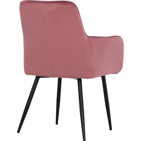 ΠΟΛΥΘΡΟΝΑ LATRELL HM8582.12 ΣΑΠΙΟ ΜΗΛΟ ΒΕΛΟΥΔΟ & ΜΑΥΡΑ ΜΕΤΑΛΛΙΚΑ ΠΟΔΙΑ 54x57x84Yεκ. (σετ 2 τεμαχίων)