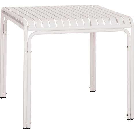 ΤΡΑΠΕΖΙ ΤΕΤΡΑΓΩΝΟ ΑΛΟΥΜΙΝΙΟΥ RACHEL HM6338.02 ΛΕΥΚΟ 80x80x75Υεκ.