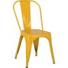 RELIX Καρέκλα Στοιβαζόμενη, Μέταλλο Βαφή Κίτρινο (Ε5191,9MW)