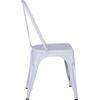 RELIX Καρέκλα Στοιβαζόμενη, Μέταλλο Βαφή Άσπρο (Ε5191,MW)
