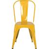 RELIX Καρέκλα Στοιβαζόμενη, Μέταλλο Βαφή Κίτρινο (Ε5191,9MW)