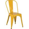 RELIX Καρέκλα Στοιβαζόμενη, Μέταλλο Βαφή Κίτρινο (Ε5191,9MW)