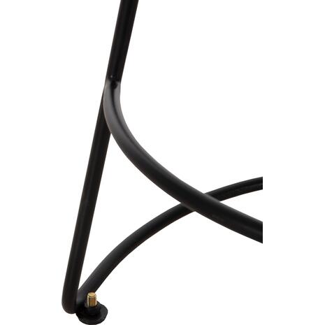 ΣΚΑΜΠΟ BAR ELEANOR HM8363.11 ΜΑΣΙΦ ΞΥΛΟ ΑΚΑΚΙΑΣ-ΜΕΤΑΛΛΟ 50x43x78Υεκ.