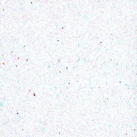Χαρτί χειροτεχνίας eva glitter 2mm A4 (21x30cm) λευκό (Λευκό)
