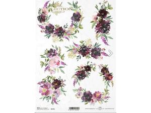 Ριζόχαρτο Decoupage "Flowers, bouquets" 21x29.7εκ. (ITD-R1751)