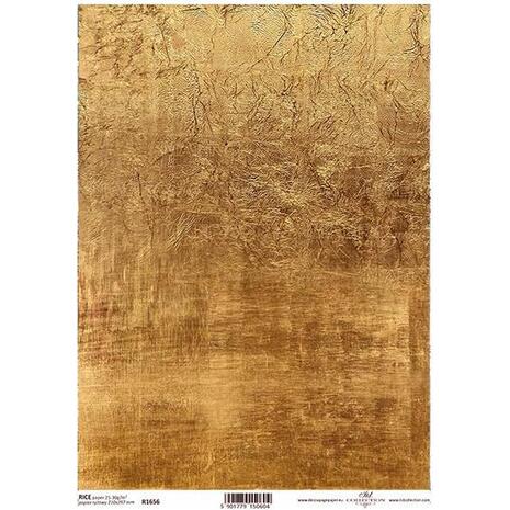 Ριζόχαρτο Decoupage "gemstones gold" 21x29.7εκ. (ITD-R1656)