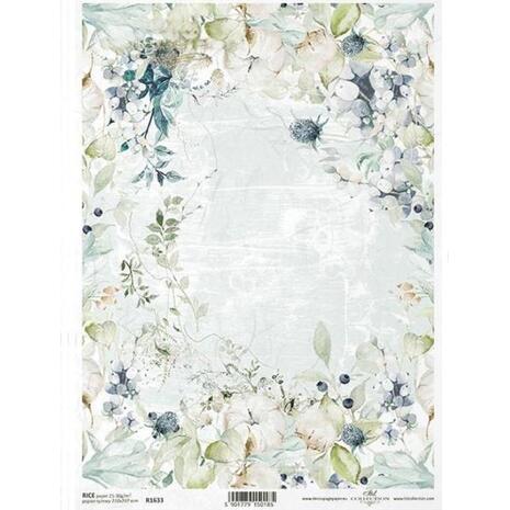 Ριζόχαρτο Decoupage "floral compositions" 21x29.7εκ. (ITD-R1633)