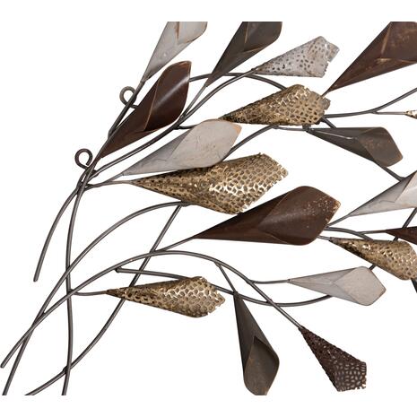 ΜΕΤΑΛΛΙΚΟ ΔΙΑΚΟΣΜΗΤΙΚΟ ΤΟΙΧΟΥ HM7159 ΑΝΘΡΑΚΙ ΧΡΥΣΟ 44x5x87Y εκ.