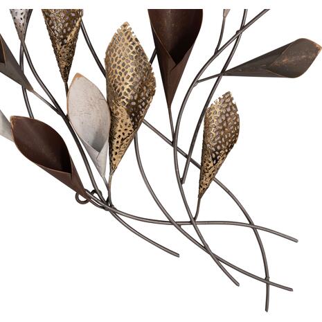 ΜΕΤΑΛΛΙΚΟ ΔΙΑΚΟΣΜΗΤΙΚΟ ΤΟΙΧΟΥ HM7159 ΑΝΘΡΑΚΙ ΧΡΥΣΟ 44x5x87Y εκ.