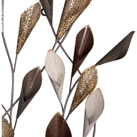 ΜΕΤΑΛΛΙΚΟ ΔΙΑΚΟΣΜΗΤΙΚΟ ΤΟΙΧΟΥ HM7159 ΑΝΘΡΑΚΙ ΧΡΥΣΟ 44x5x87Y εκ.