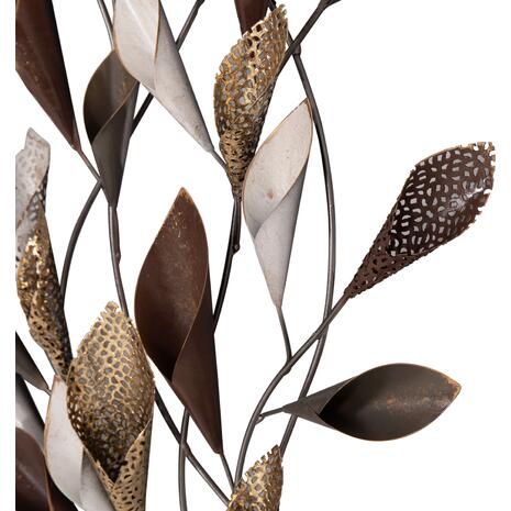 ΜΕΤΑΛΛΙΚΟ ΔΙΑΚΟΣΜΗΤΙΚΟ ΤΟΙΧΟΥ HM7159 ΑΝΘΡΑΚΙ ΧΡΥΣΟ 44x5x87Y εκ.