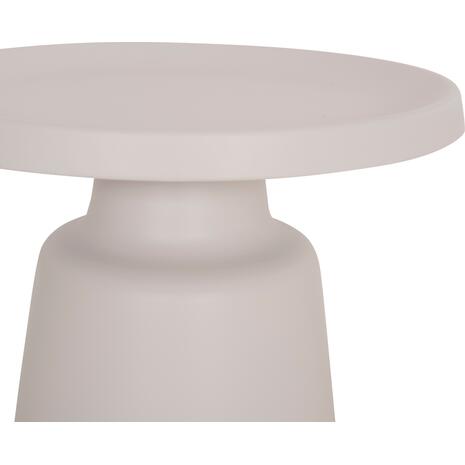 ΣΕΤ 2 ΤΡΑΠΕΖΙΑ ΣΑΛΟΝΙΟΥ RINKON2 HM18304.01 ΜΕΤΑΛΛΟ ΣΕ ΛΕΥΚΟ Φ49εκ & Φ69εκ