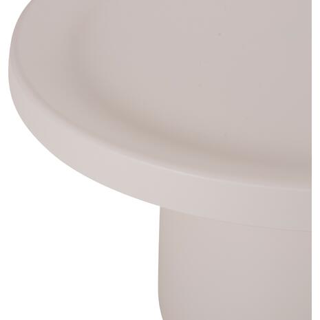 ΣΕΤ 2 ΤΡΑΠΕΖΙΑ ΣΑΛΟΝΙΟΥ RINKON2 HM18304.01 ΜΕΤΑΛΛΟ ΣΕ ΛΕΥΚΟ Φ49εκ & Φ69εκ