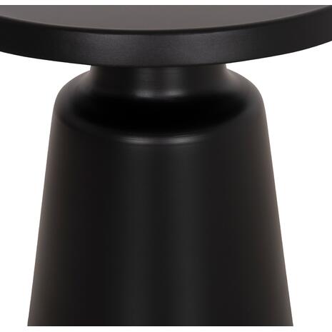 ΣΕΤ 2 ΤΡΑΠΕΖΙΑ ΣΑΛΟΝΙΟΥ RINKON2 HM18304.02 ΜΕΤΑΛΛΟ ΣΕ ΜΑΥΡΟ Φ49εκ & Φ69εκ