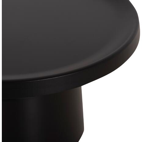 ΣΕΤ 2 ΤΡΑΠΕΖΙΑ ΣΑΛΟΝΙΟΥ RINKON2 HM18304.02 ΜΕΤΑΛΛΟ ΣΕ ΜΑΥΡΟ Φ49εκ & Φ69εκ