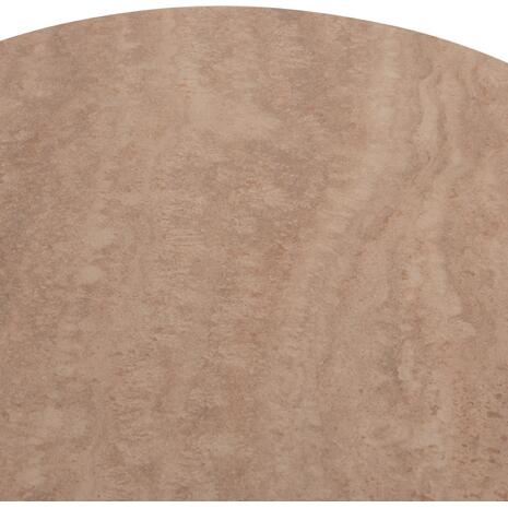 ΤΡΑΠΕΖΙ ΣΑΛΟΝΙΟΥ LONGSTEM HM18317.04 ΒΑΣΗ ΣΑΜΠΑΝΙ--ΚΕΡΑΜΙΚΟ TOP TRAVERTINE STONE Φ50