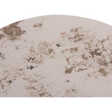 ΤΡΑΠΕΖΙ ΣΑΛΟΝΙΟΥ LONGSTEM HM18317.01 ΒΑΣΗ ΛΕΥΚΗ--SINTERED STONE CALACATA GOLD Φ50