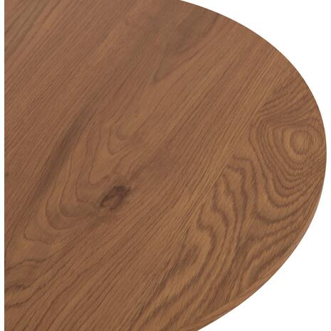 ΣΕΤ 2 ΤΡΑΠΕΖΙΑ ΣΑΛΟΝΙΟΥ JENNEL(X) HM18308.01 ΜΕΤΑΛΛΟ ΛΕΥΚΟ--MDF ΣΕ ΦΥΣΙΚΟ Φ50εκ & Φ70εκ