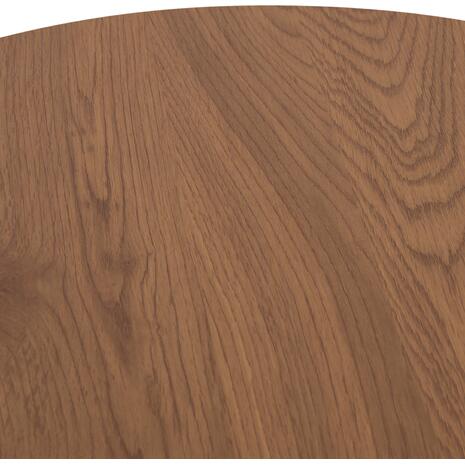 ΣΕΤ 2 ΤΡΑΠΕΖΙΑ ΣΑΛΟΝΙΟΥ JENNEL(X) HM18308.01 ΜΕΤΑΛΛΟ ΛΕΥΚΟ--MDF ΣΕ ΦΥΣΙΚΟ Φ50εκ & Φ70εκ