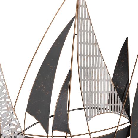 ΜΕΤΑΛΛΙΚΟ ΔΙΑΚΟΣΜΗΤΙΚΟ ΤΟΙΧΟΥ HM7160 ΑΝΘΡΑΚΙ ΛΕΥΚΟ ΧΡΥΣΟ 91x3x55Y εκ.