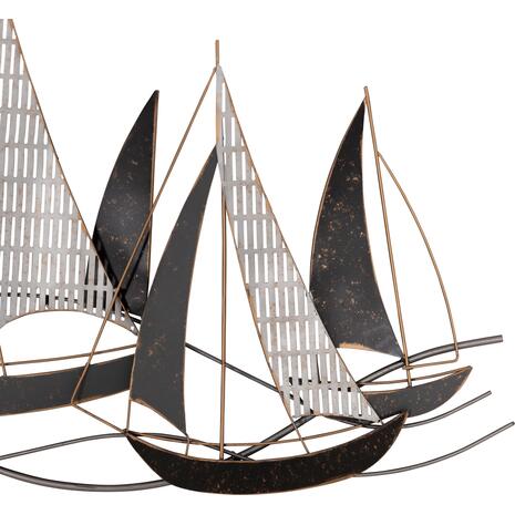 ΜΕΤΑΛΛΙΚΟ ΔΙΑΚΟΣΜΗΤΙΚΟ ΤΟΙΧΟΥ HM7160 ΑΝΘΡΑΚΙ ΛΕΥΚΟ ΧΡΥΣΟ 91x3x55Y εκ.