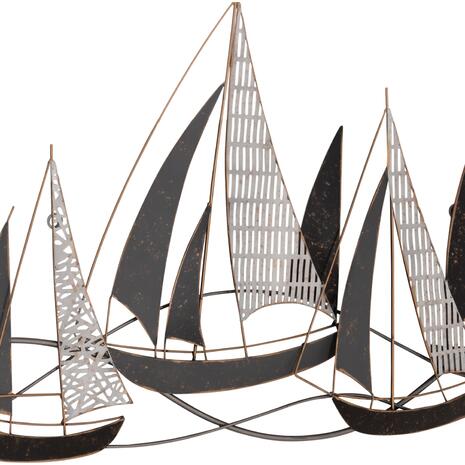 ΜΕΤΑΛΛΙΚΟ ΔΙΑΚΟΣΜΗΤΙΚΟ ΤΟΙΧΟΥ HM7160 ΑΝΘΡΑΚΙ ΛΕΥΚΟ ΧΡΥΣΟ 91x3x55Y εκ.