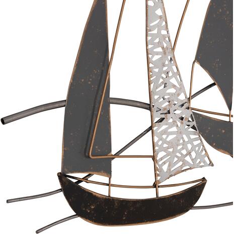 ΜΕΤΑΛΛΙΚΟ ΔΙΑΚΟΣΜΗΤΙΚΟ ΤΟΙΧΟΥ HM7160 ΑΝΘΡΑΚΙ ΛΕΥΚΟ ΧΡΥΣΟ 91x3x55Y εκ.