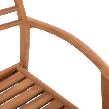 ΠΟΛΥΘΡΟΝΑ MOOSEN HM9936 ΜΑΣΙΦ ΞΥΛΟ TEAK ΣΕ ΦΥΣΙΚΟ 59x60x78,5Υ (σετ 2 τεμαχίων)