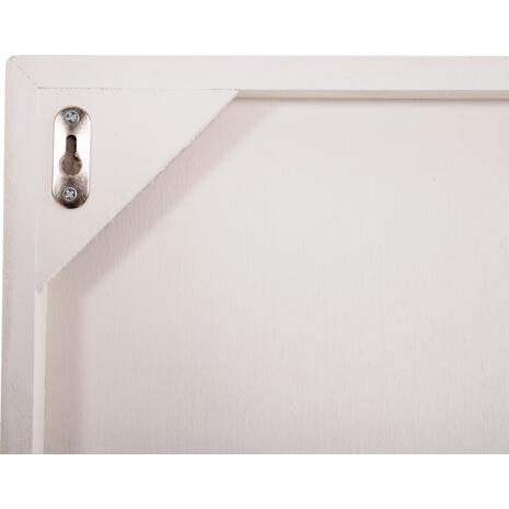 ΠΙΝΑΚΑΣ ΟΡΘΟΓΩΝΙΟΣ ΣΕΙΡΑ SANTORINI HM4532 MDF ΥΠΟΛΕΥΚΟ ΧΡΩΜΑ-ΔΙΑΚΟΣΜΗΣΗ ΜΠΕΖ 60x4,5(πάχος)x80Υεκ.