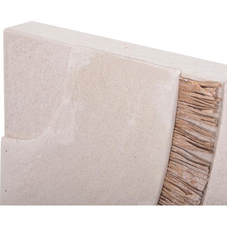 ΠΙΝΑΚΑΣ ΟΡΘΟΓΩΝΙΟΣ ΣΕΙΡΑ SANTORINI HM4532 MDF ΥΠΟΛΕΥΚΟ ΧΡΩΜΑ-ΔΙΑΚΟΣΜΗΣΗ ΜΠΕΖ 60x4,5(πάχος)x80Υεκ.