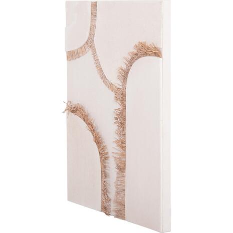 ΠΙΝΑΚΑΣ ΟΡΘΟΓΩΝΙΟΣ ΣΕΙΡΑ SANTORINI HM4532 MDF ΥΠΟΛΕΥΚΟ ΧΡΩΜΑ-ΔΙΑΚΟΣΜΗΣΗ ΜΠΕΖ 60x4,5(πάχος)x80Υεκ.