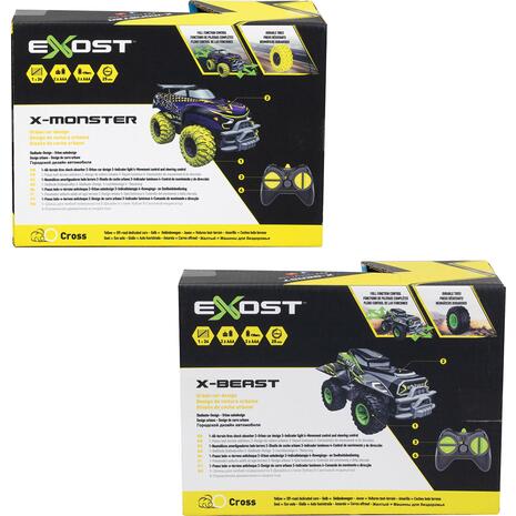 Exost X-Monster Και X-Beast Τηλεκατευθυνόμενα Αυτοκίνητα (7530-20683)