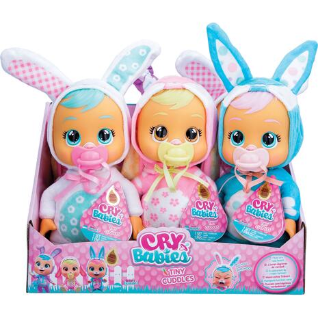 Κούκλα Cry Babies-Tiny Cuddles Λαγουδάκια-4 Σχέδια (4104-90853)