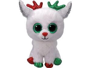 Χνουδωτός Τάρανδος Λευκός Beanie Boos 15εκ (1607-37383)