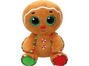 Χνουδωτό Χριστουγεννιάτικο Μπισκοτάκι Καφέ 15εκ (1607-37380)